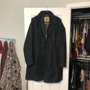 Black Burberry Trench coat